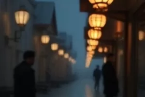 夏日终章封面：露天放映幕布与操场座椅